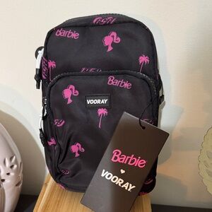 Barbie Black and Pink Crossbody Bag